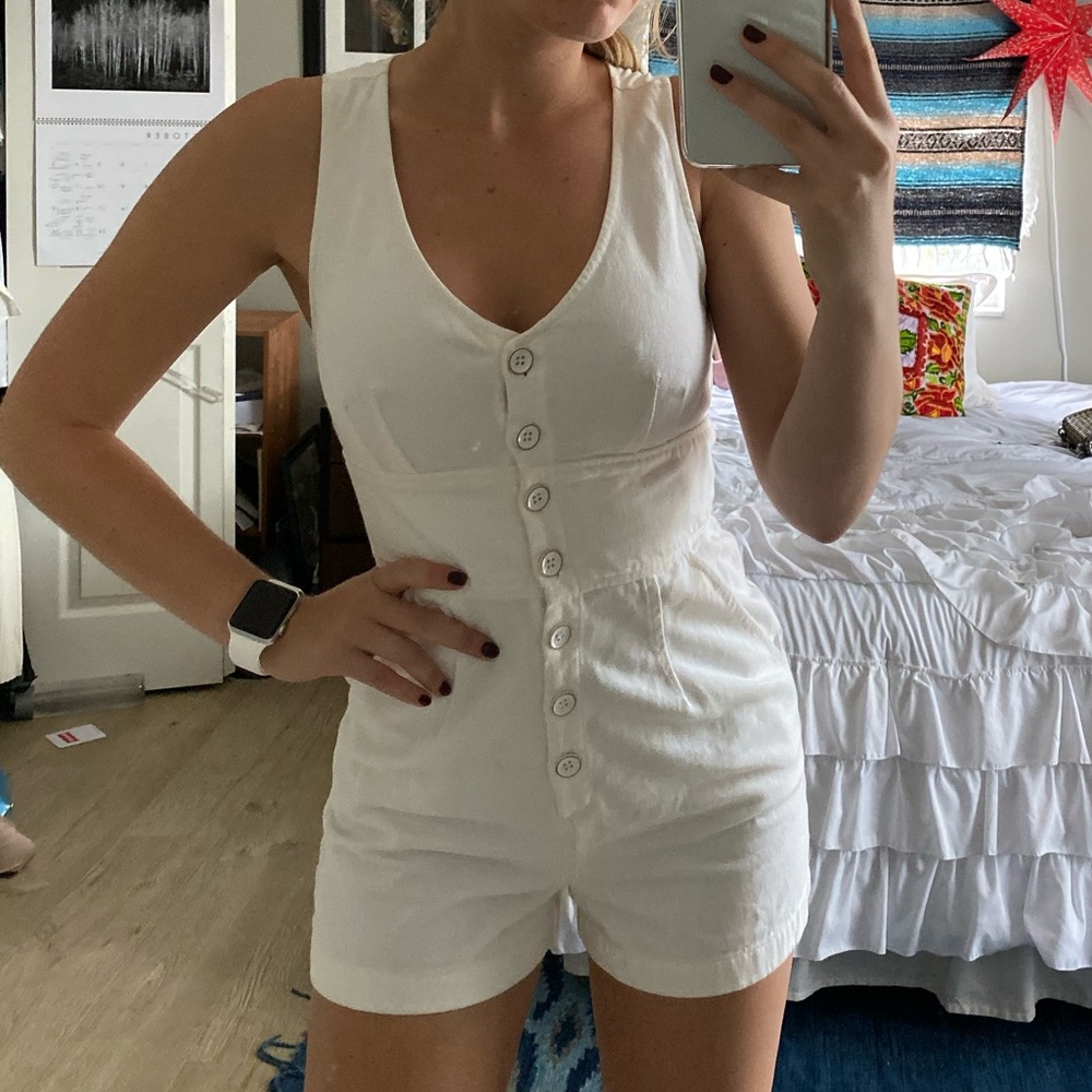 Intermix white romper